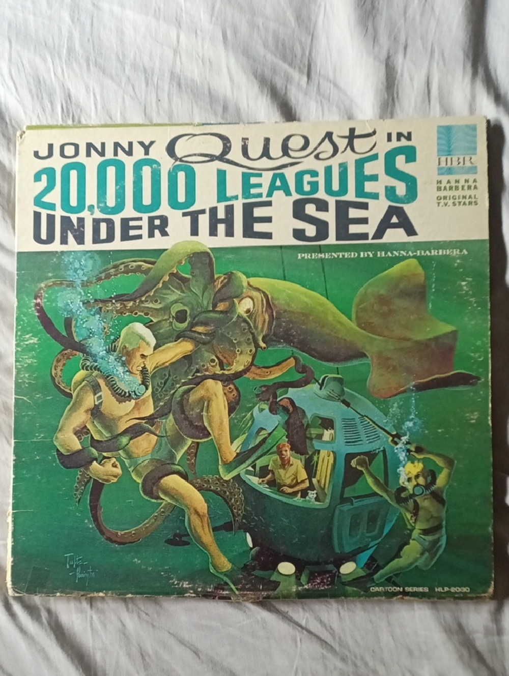 Johnny Quest 2000 Leagues Under The Sea LP Vinyl 1965 Hanna-Barbera